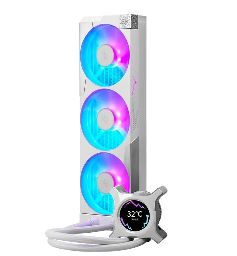 Segotep Multi Platform Compatible CPU All in One Water 3 Fans Cooler