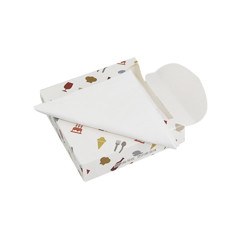 Fancy Custom Printed White Cardboard Container Tissue Box