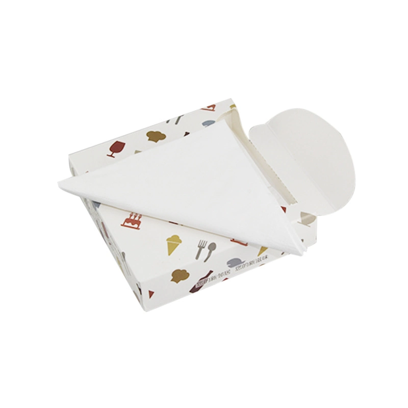 Fancy Custom Printed White Cardboard Paper Container Tissue Box