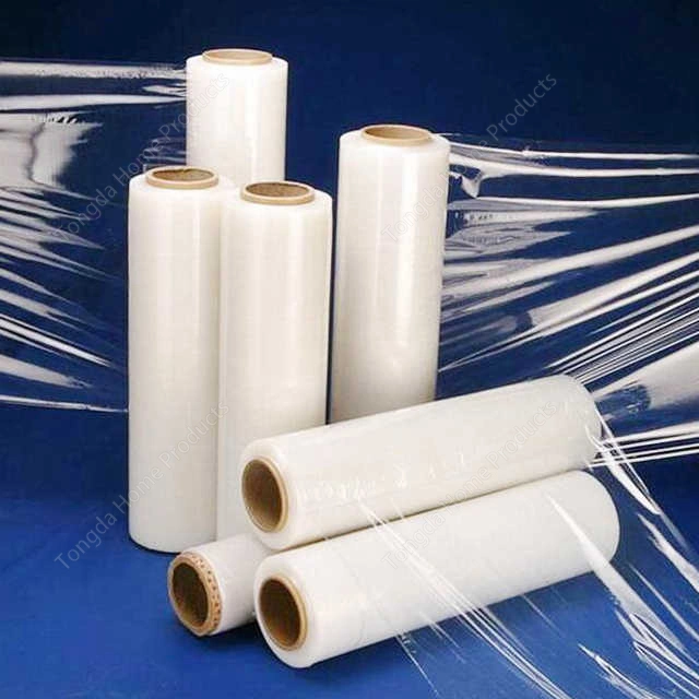 Factory Cargo Pack Roll Polyethylene Plastic LLDPE Transparent Pallet Wrap Stretch Film Shrink Wrapping Film