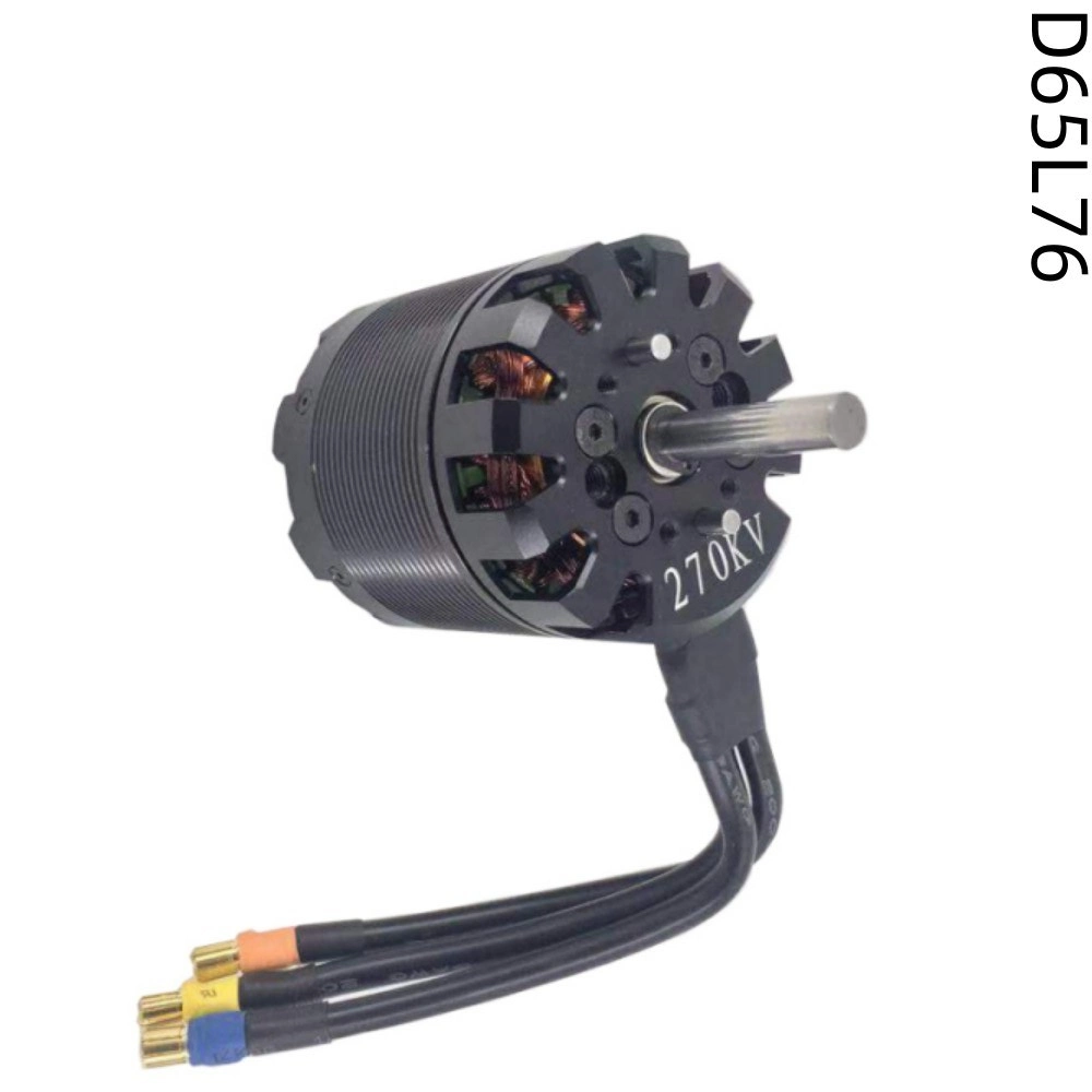 Quanly D65L76 Water-Cooling 20-Pole Brushless Outrunner DC Motor 310kv 6700W