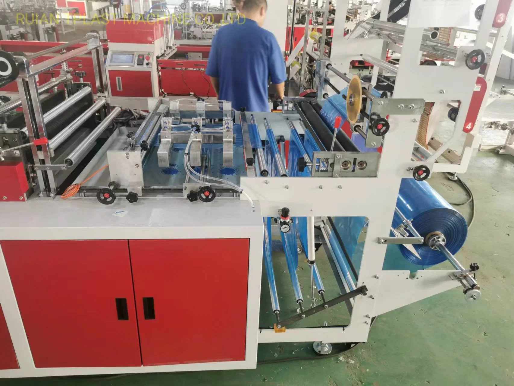 BOPP OPP PE Heat Cutting Side Sealing Bag Making Machine