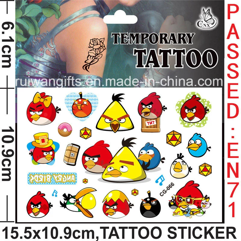 Cartoon Body Art tatuaje Sticker (CG066)