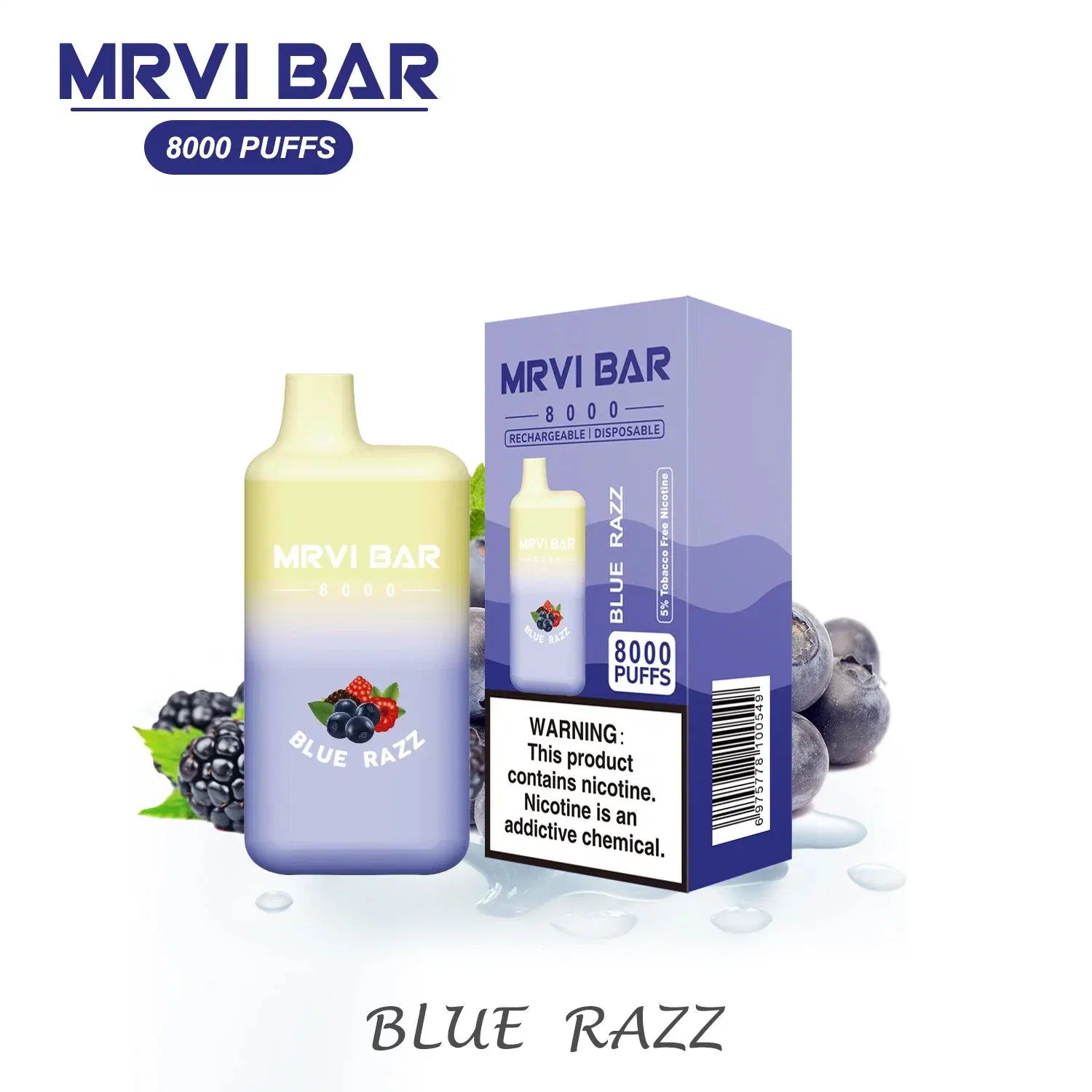 Envio rápido Zbood Fly Evovape Hypebar Super 21 Bou vazio Kylin - plástico descartável Mrvi Mrvi Bar 8000 - Pape descartável