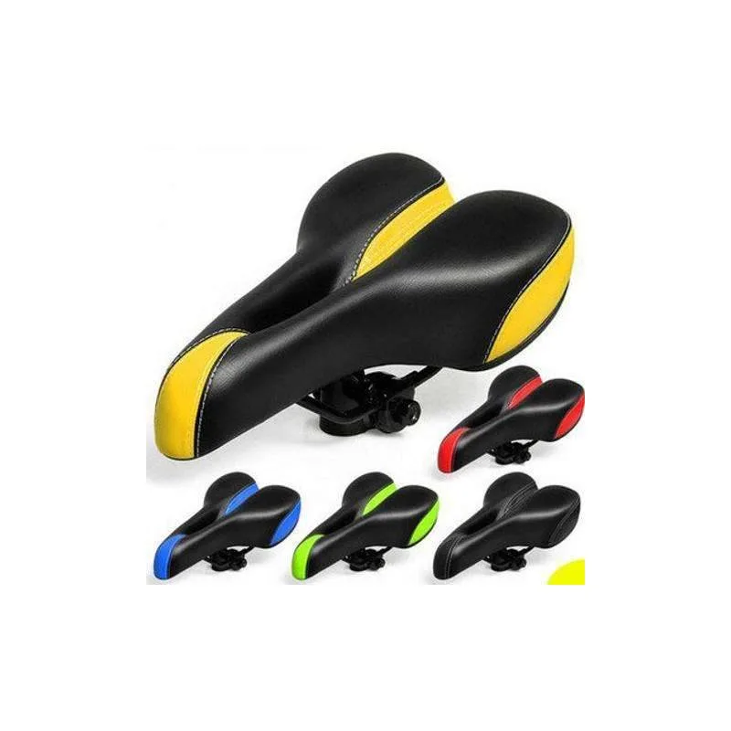 New Mountain Bike Saddle Thickened Front Midhole Seat Cushion Bicycle Seat Cushion General Saddle for Cycling