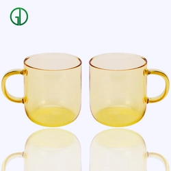 Großhandel/Lieferant Sommer Farbe Trinkgeschirr Single Wall Glas Tee Cup Kaffeebecher