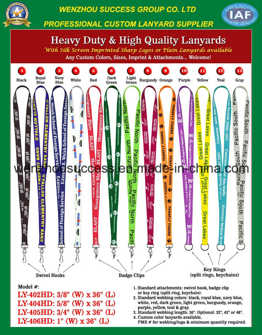 Heavy Duty & High quality/High cost performance  Lanyards