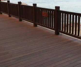 Outdoor Patio Bamboo Composite Marine Decking Flooring for Yachts