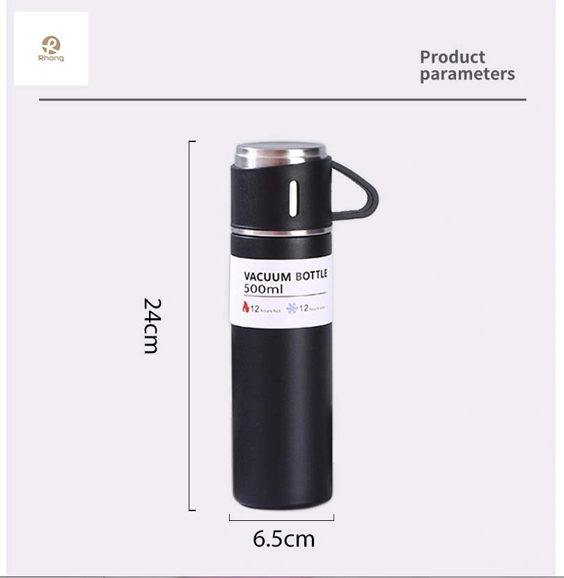 Stainless Steel Thermal Insulated Vacuum Double Wall Flasks Gift Set