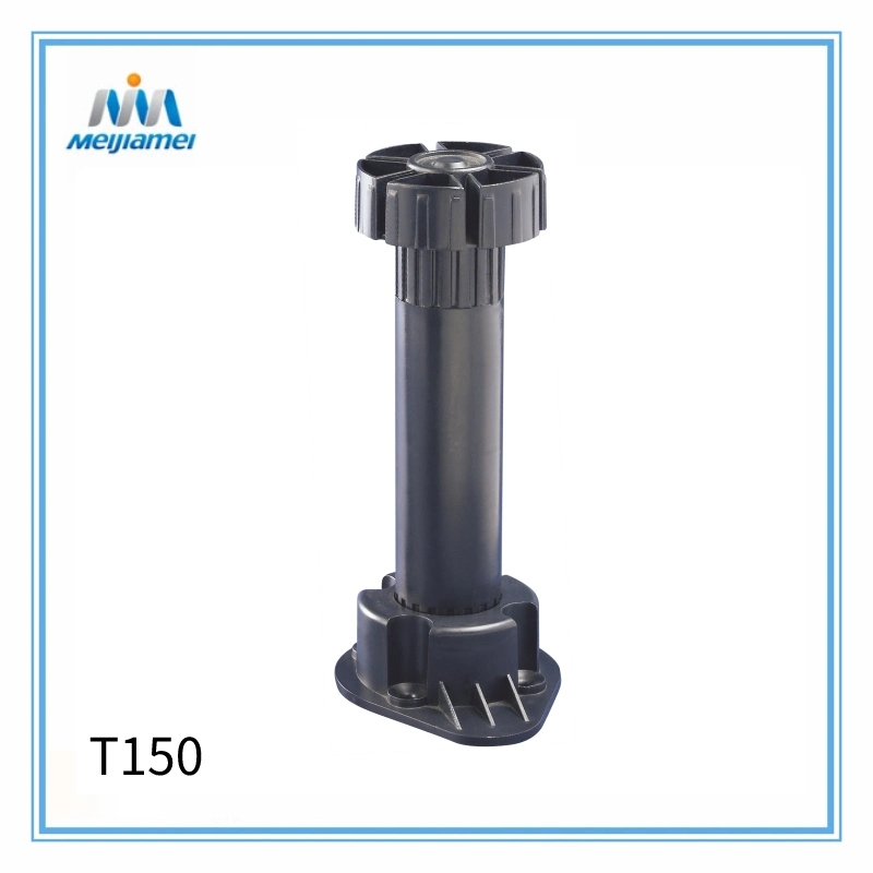 Screw on Plastic Adjustable Legs for Kitchen Cabinet (120-150mm)
