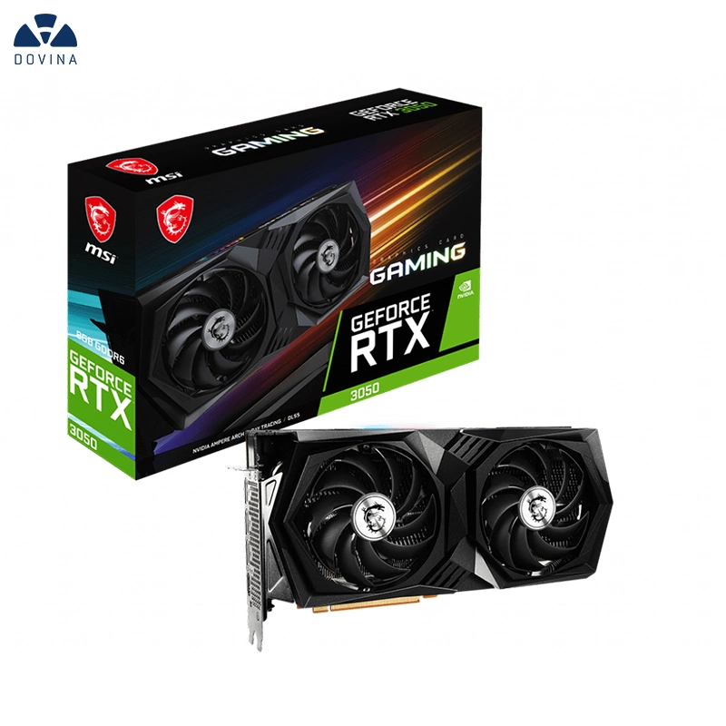 مصممة لذاكرة GeForce RTX 3050 سعة 8 جيجابايت Gddr6 128 بت بطاقة رسومات 3060 3080 3090