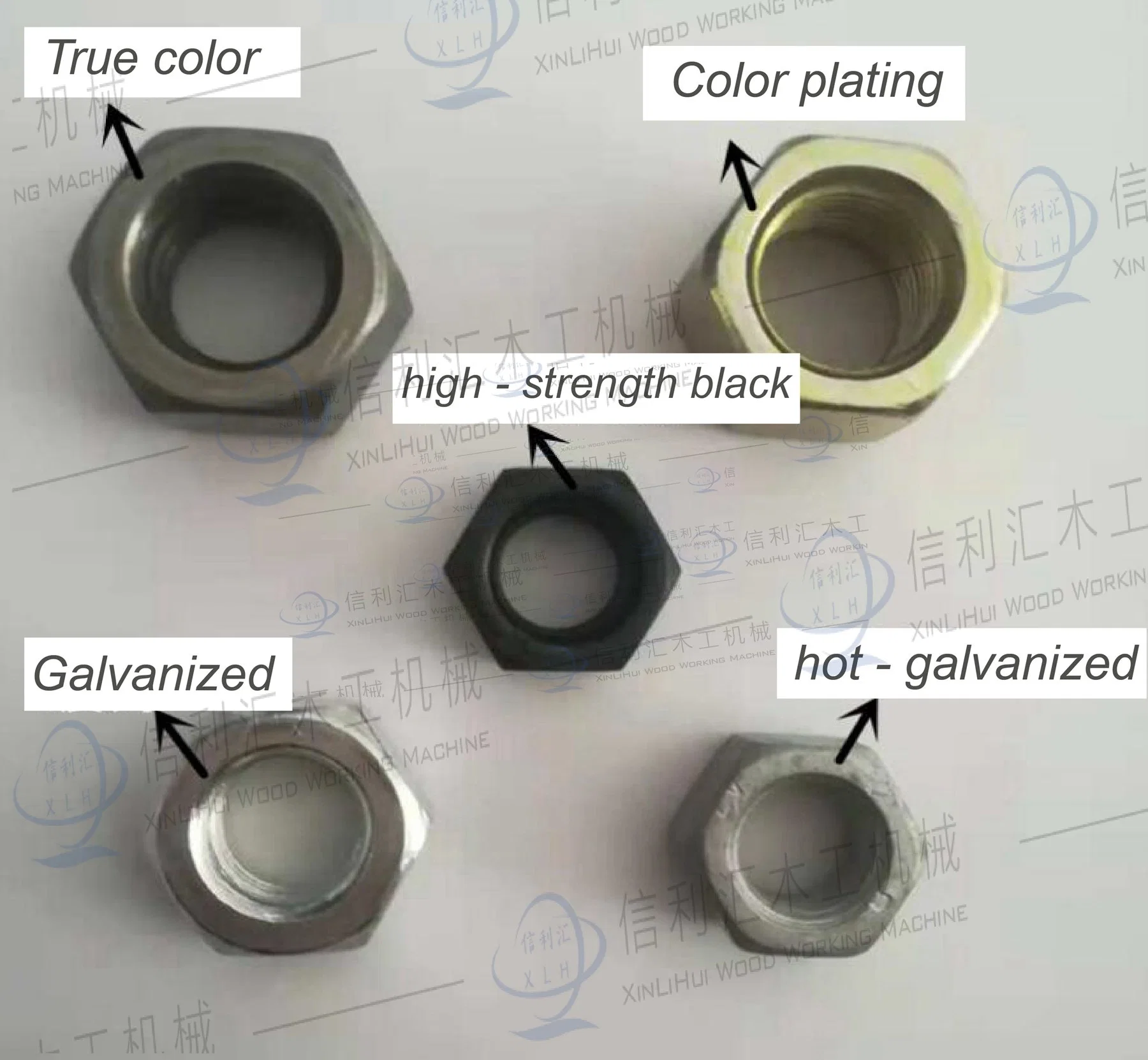 JIS ISO Zinc Hexagon Nuts DIP Press Sanitary Galvanized Thick M5 M6*0.75 Aluminium Hex Nuts 934DIN Hexagon Bolt Nuts Hex Nuts for Steel Building