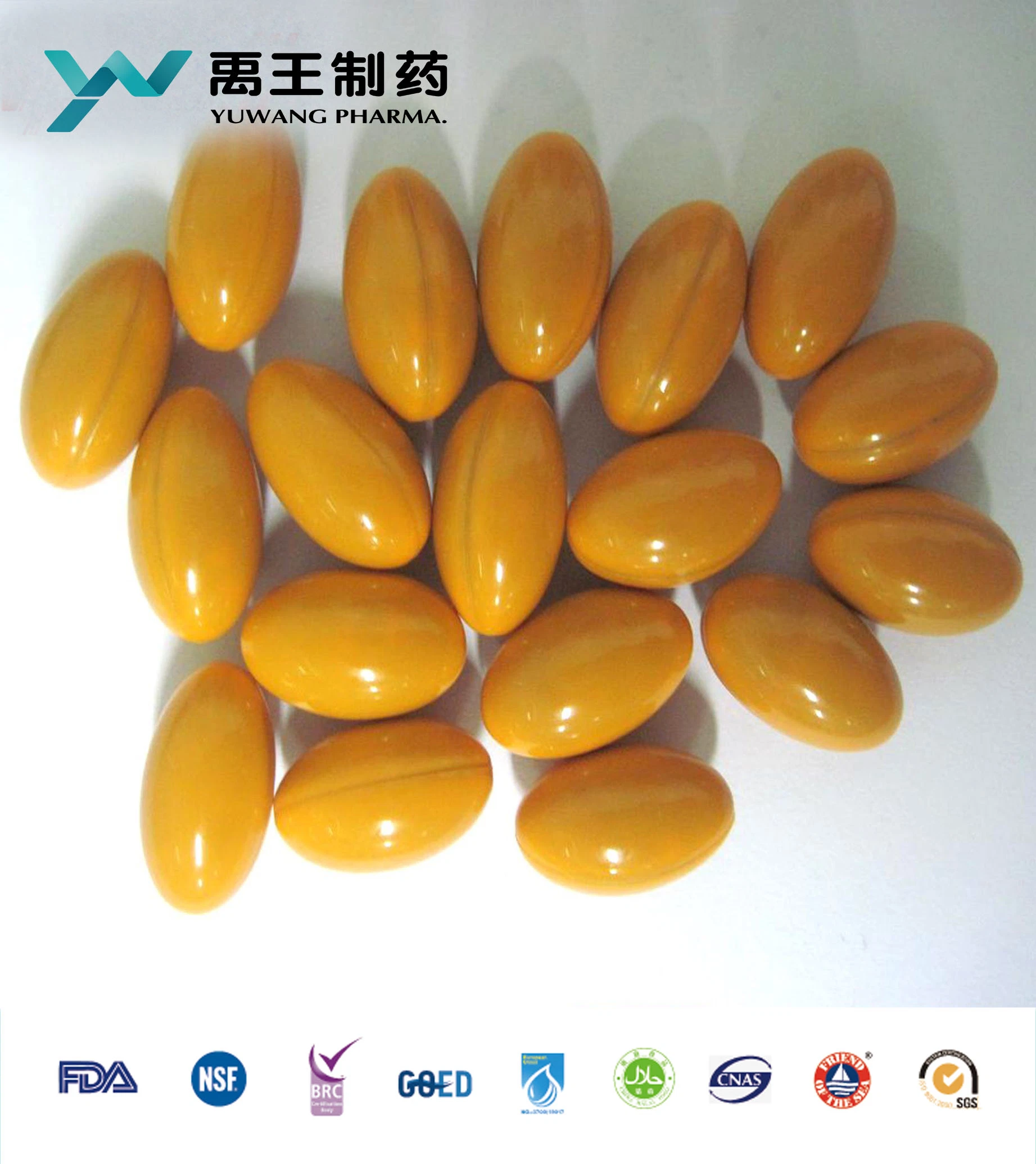 Brc/NSF/ISO Yuwang OEM Plant Spirulina Softgel Capsule Health Food for Adult in Bulk