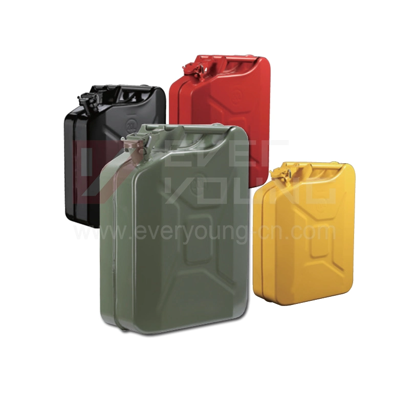 5 Liter Jerry Can Customizable Colors Metal Fuel Can for Gasoline Portable Storage