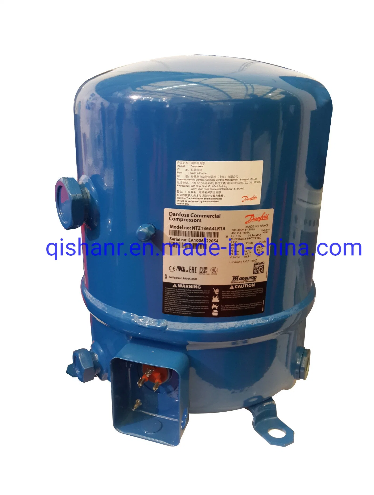 Maneurop Reciprocating Refrigerator Compressor R22 Model Mt22jc4ave Piston Compressor