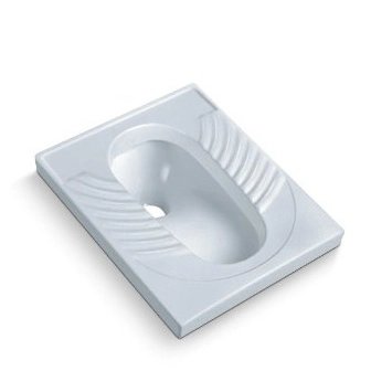 Bathroom Easy Install Non-Slip Squatting Pan Squat Pan Ceramic Sit Thailand Philippines Squatting Pan Toilet