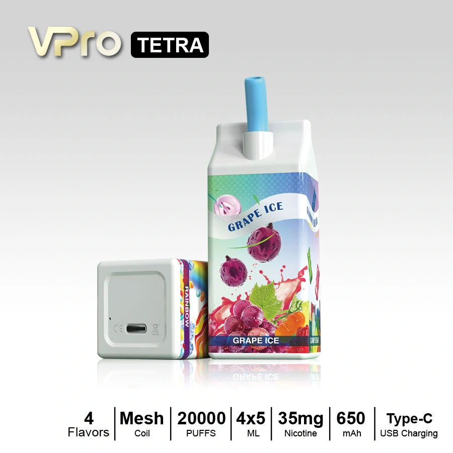 Kunden-Logo Zbood Az Mc Geschmack Bestie Monster Selva Sopro Elektronische Rauchzigarette Vpro Tetra 20000 Puff Dispsoable Vape