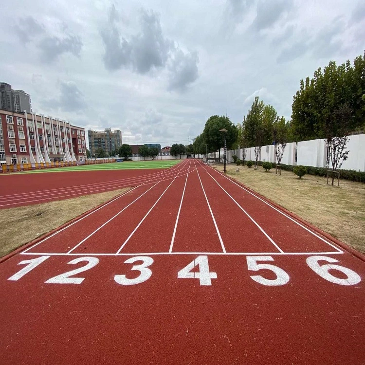 Outdoor EPDM Rubber Flooring Sport Surface Running Track Material