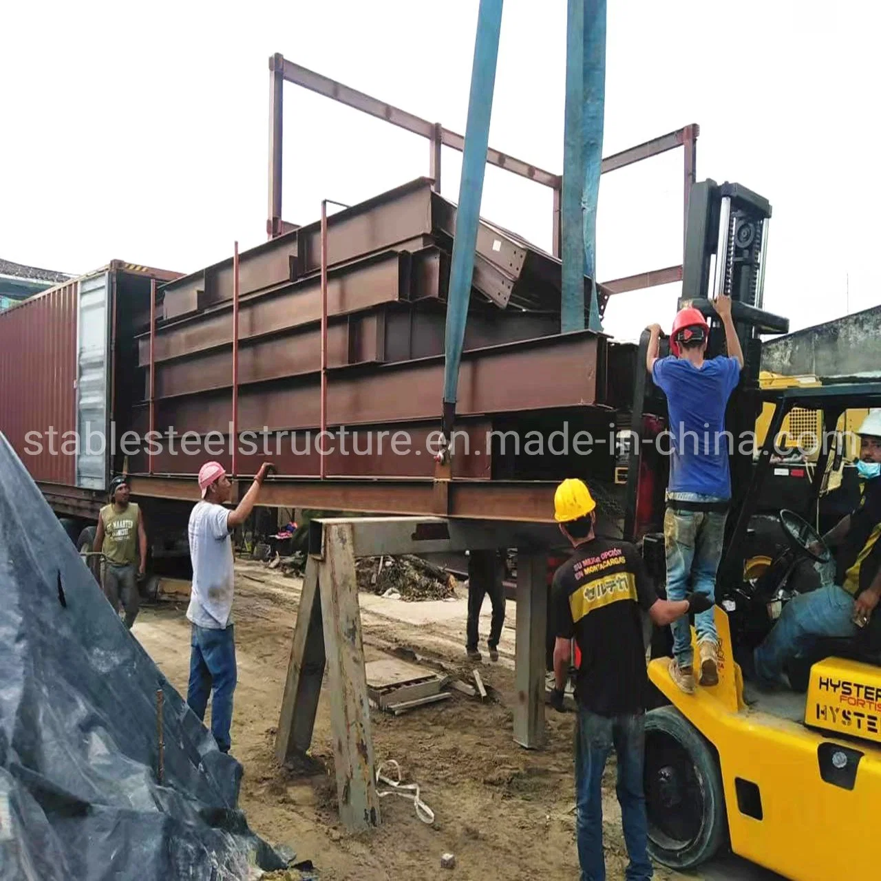 Prefab Structural Metal Fabrication Construction Building Prefabricated Steel Structure From Direct Manufacturer