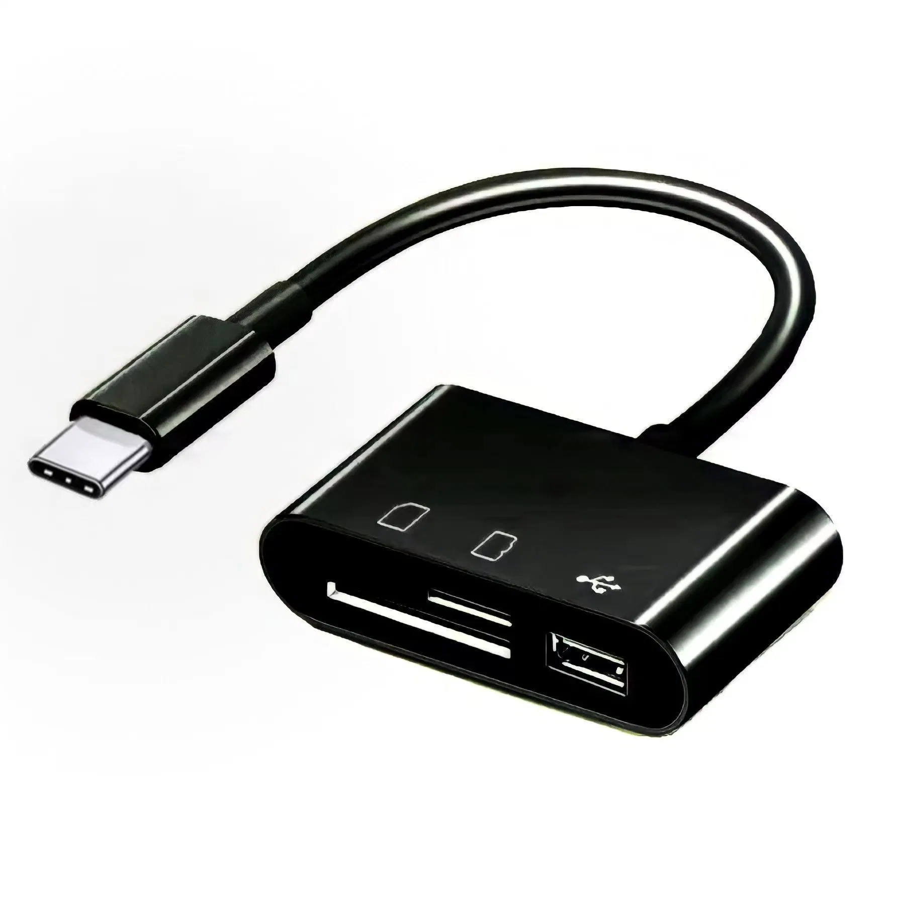 Карта чтения USB-устройств 3 в 1 OTG SD TF Чтение карты