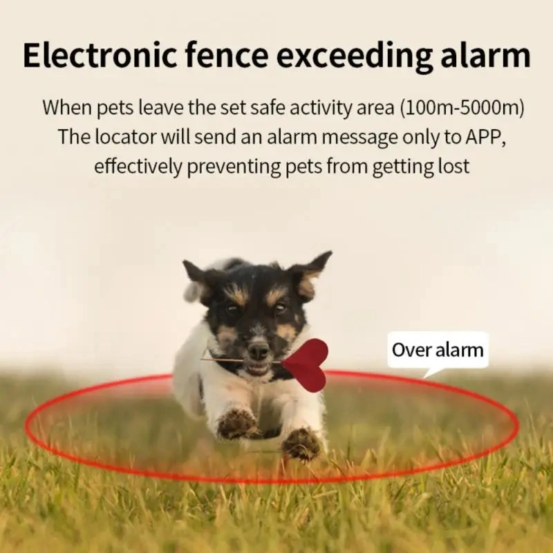 2024 New IP67 Waterproof Pet Collar GSM Agps WiFi Lbs Mini GPS Tracker for Pets Tracking