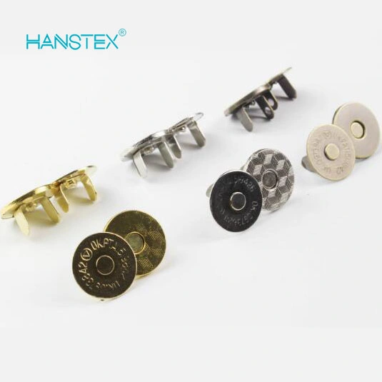 Hans Fashion Custom Designer Handbag Strong Metal Magnetic Button