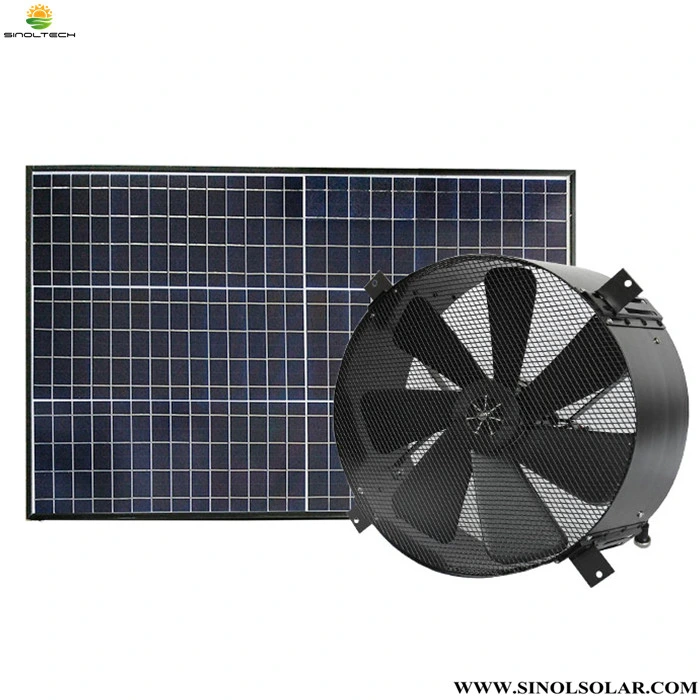 40W 14pulgadas alimentado con energía solar Extractor y ventilador (SN2016028)