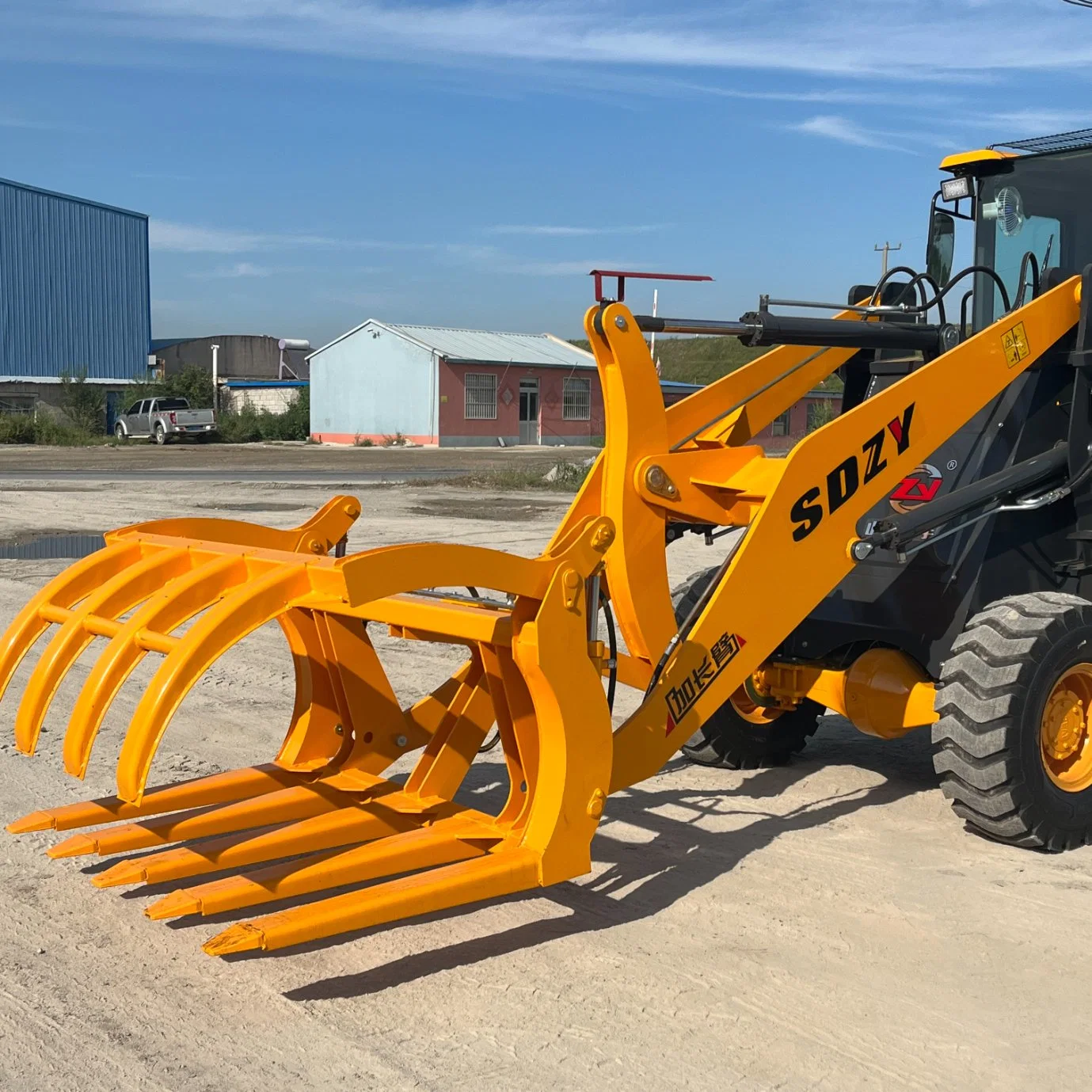 Mini cargador de ruedas ISO 5ton 5000kg con Cucharón opcional de sujeción