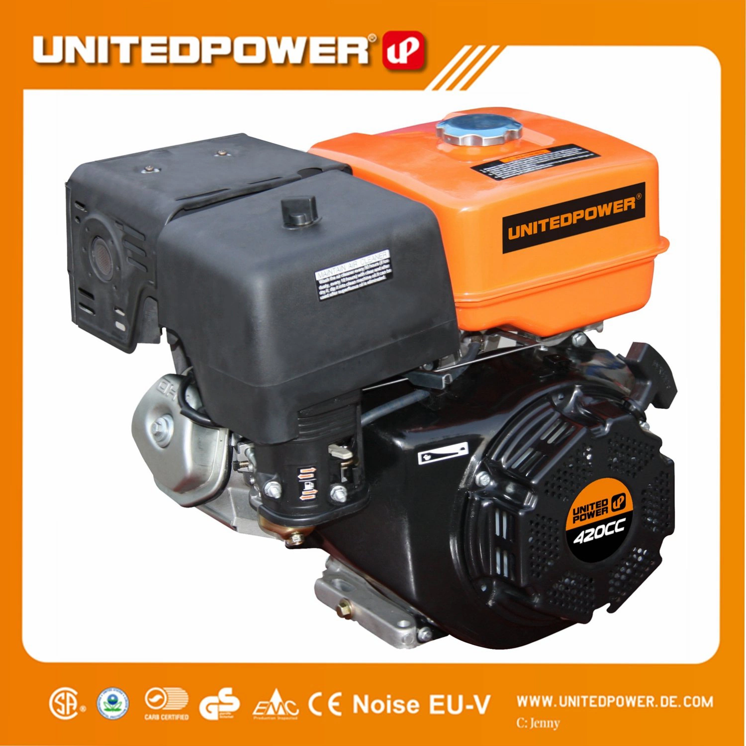 14HP 420cc Power Small Portable Petrol Machines Gasoline Engine (EU-V EPA CARB)