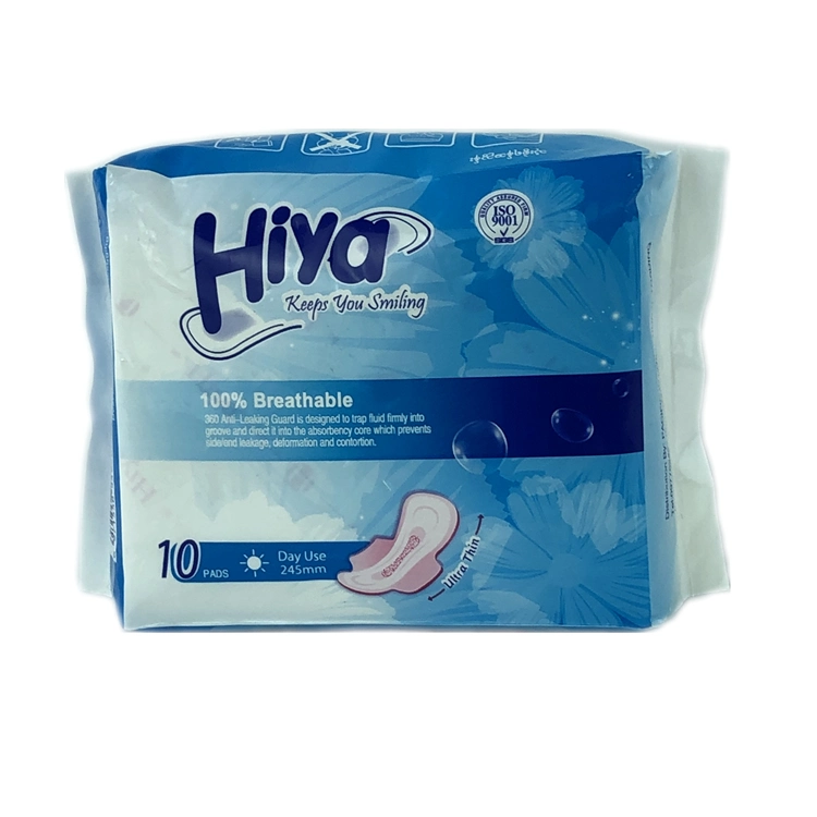 Nacht Zeit Gebrauch Periode Pads Heavy Flow 290mm Anion Sanitär Servietten