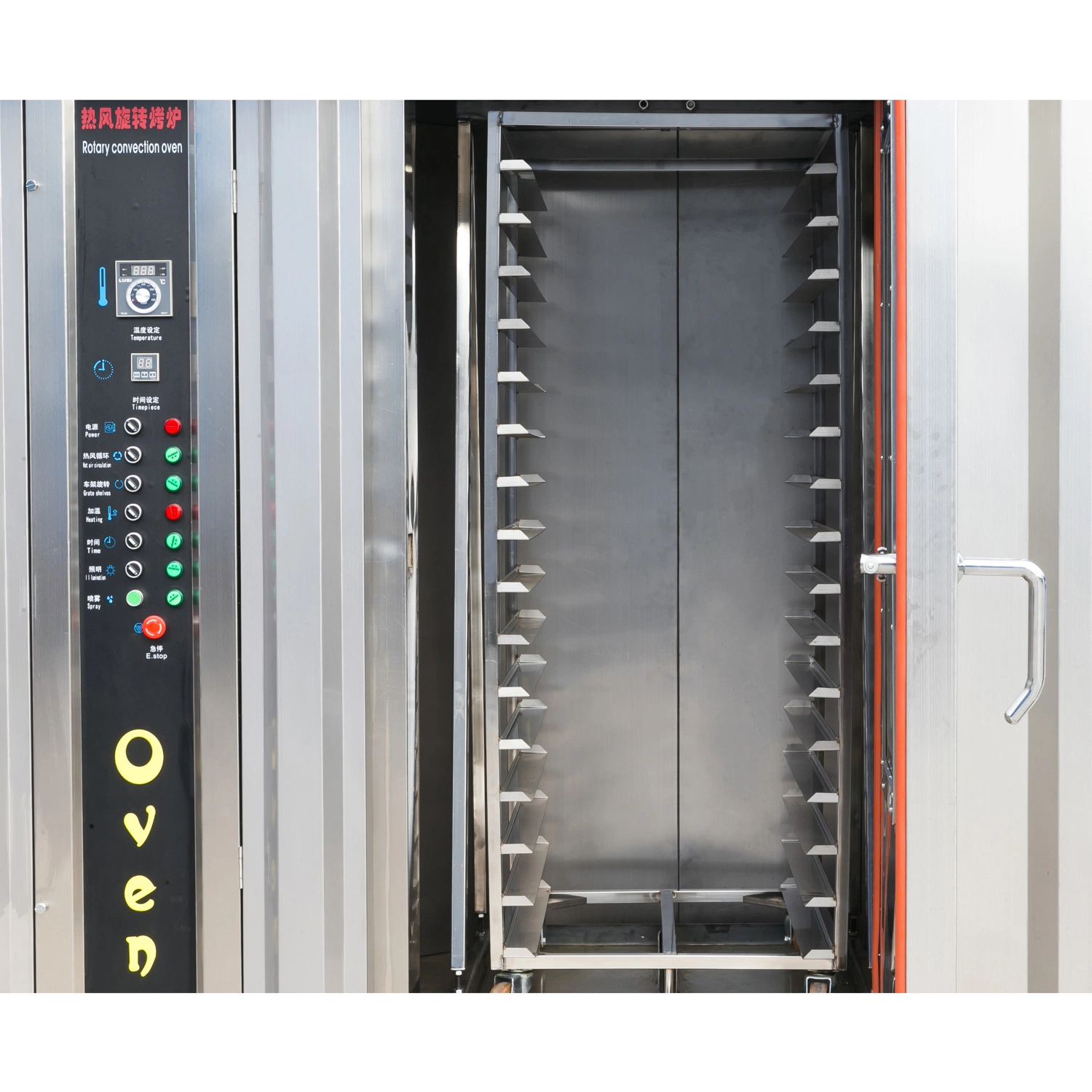 Wholesale/Suppliers Bakery Machinery 16 Tray Gas Oven Equipment/Commercial Kitchen Equipment Stainless Steel Pizza Oven/ French Bread Baking Trays Rotary Baking Oven