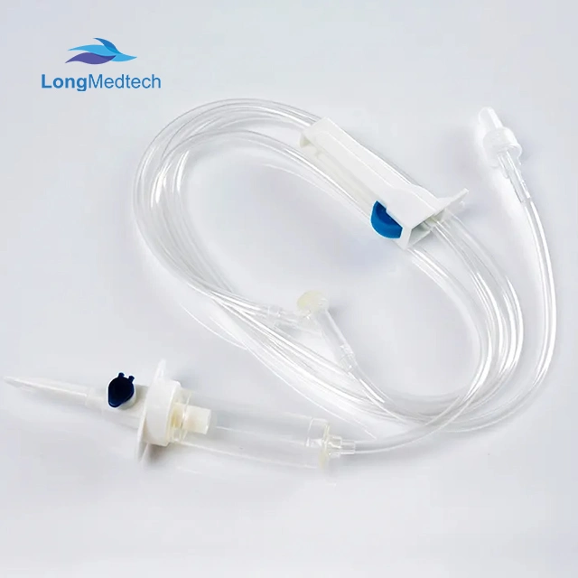 Kit d'égouttage de liquide pour perfusion intraveineuse médicale stérile jetable IV Kit de perfusion