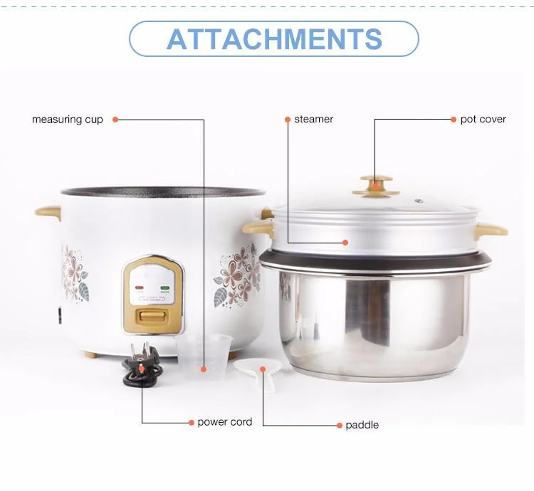 Buen Precio Cocina de arroz Eléctrica 1,5L Cocina de arroz caliente Venta Electrodomésticos de cocina de colores comerciales