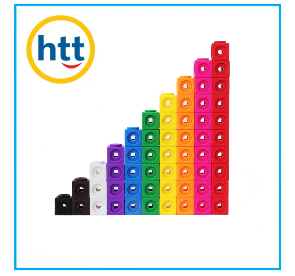 Math Classroom Plastic Building Blocks Math Linking Cubes