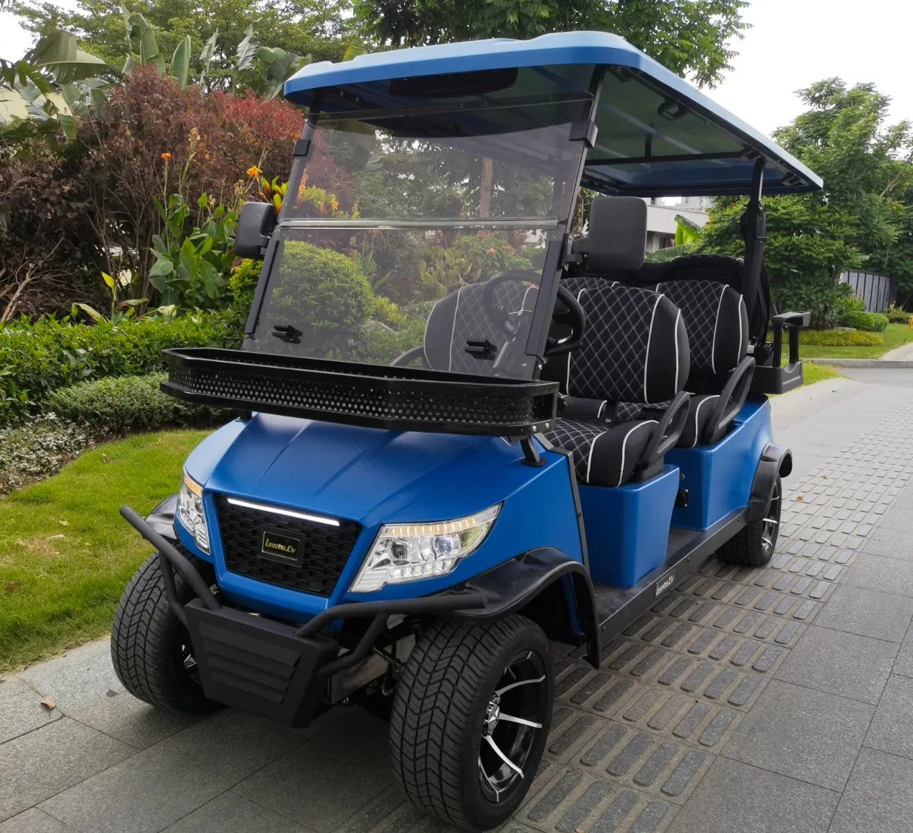 4 ou 2 carros elétricos de golfe da LNTO de Shenzhen com travão de disco CE E DOT bateria operado Golf Carts Cart