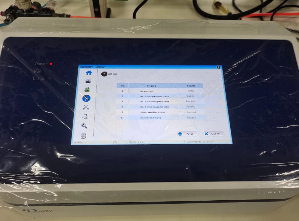 Filter Integrity Tester for Pressure Holding Test