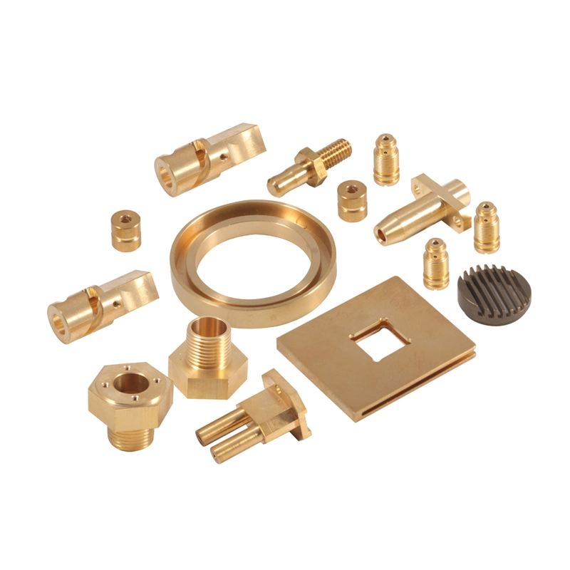 Hvs OEM ODM Hot Sell Small Brass Precision Copper CNC Turning Lathe Machined Parts