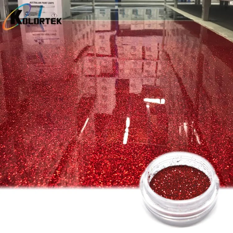 High Flash Iridescent Wall Flooring Epoxy Paint Glitter Powder