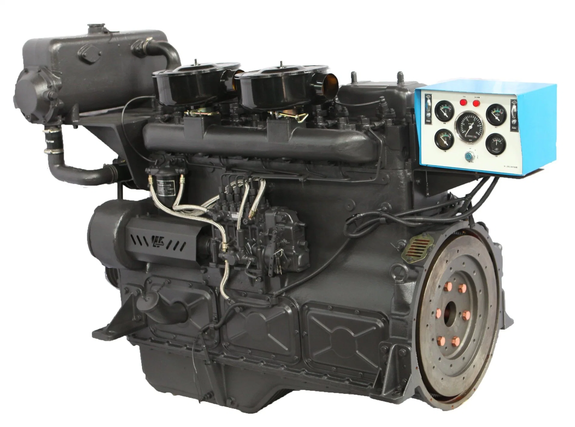 Motor diesel marítimo Shanghai Dongfeng 6135 e peças de reposição para barco de pesca.