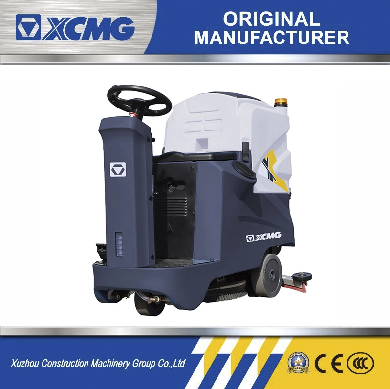 XCMG Xghd55r100 Industrial Warehouse Cleaning Machine kleine automatische elektrische Fahrt Bodenschrubber