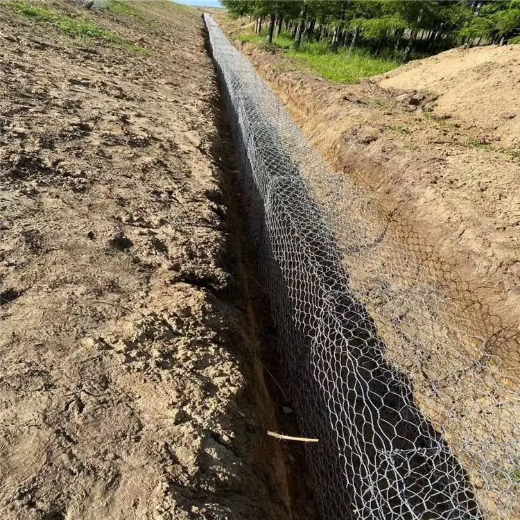 Salida de fábrica de galvanizado en caliente Gabion Box Gabion Mesh