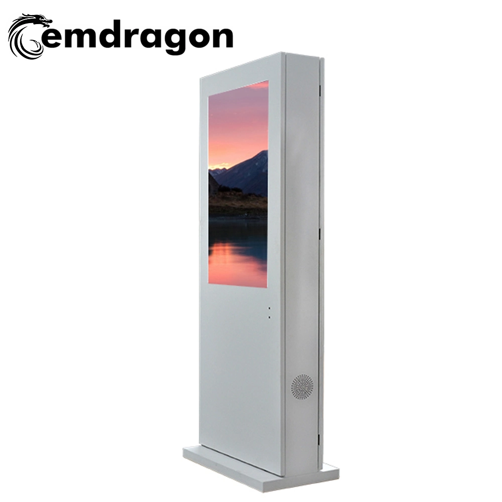 Outdoor LED Display 43 Inch Digital Signage Air-Cooled Vertical Screen Floor Highlighting Outdoor LED Screen