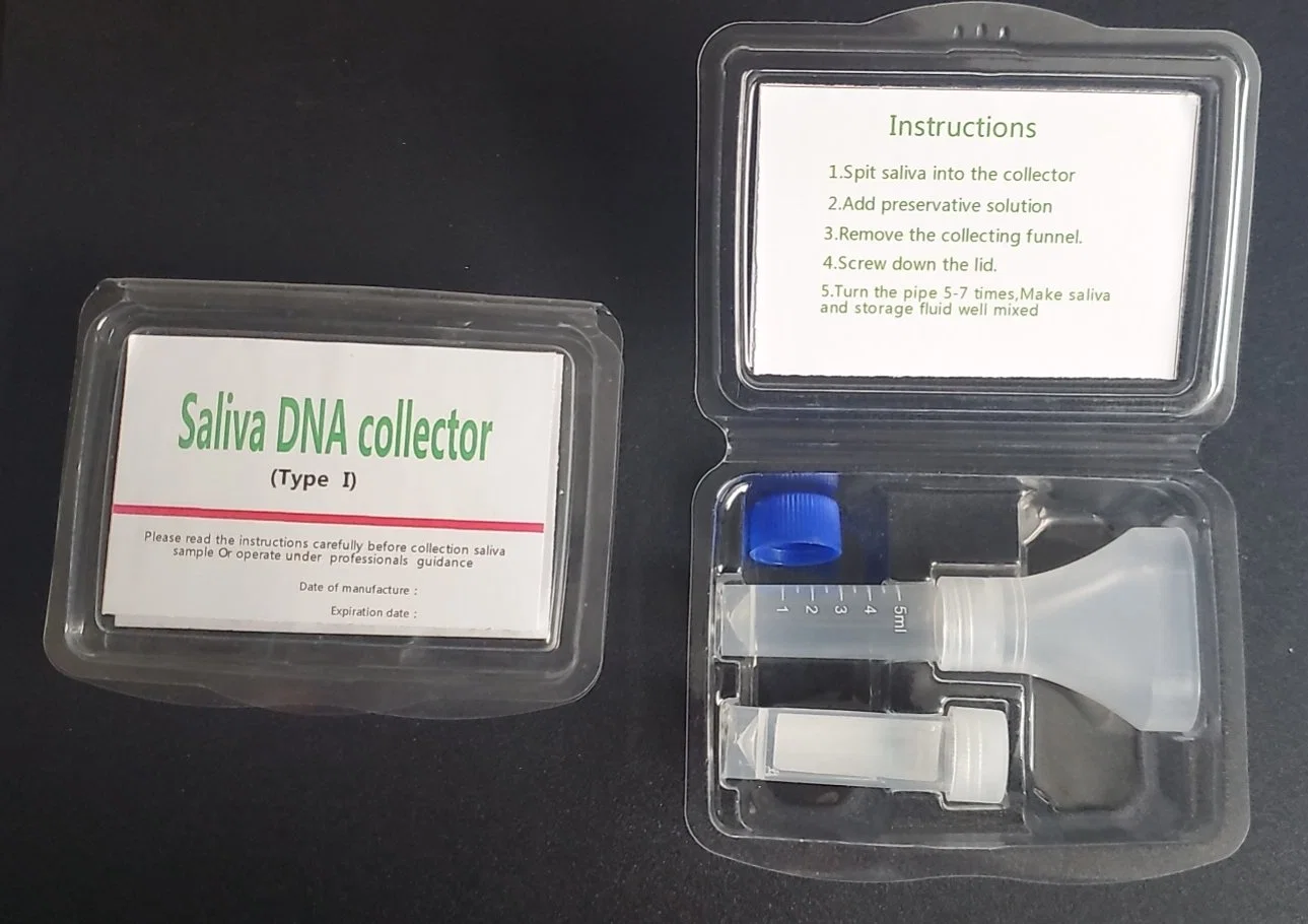 Disposable Saliva Rna & DNA Sampling Collection Kit CE FDA ISO Approved for PCR Test