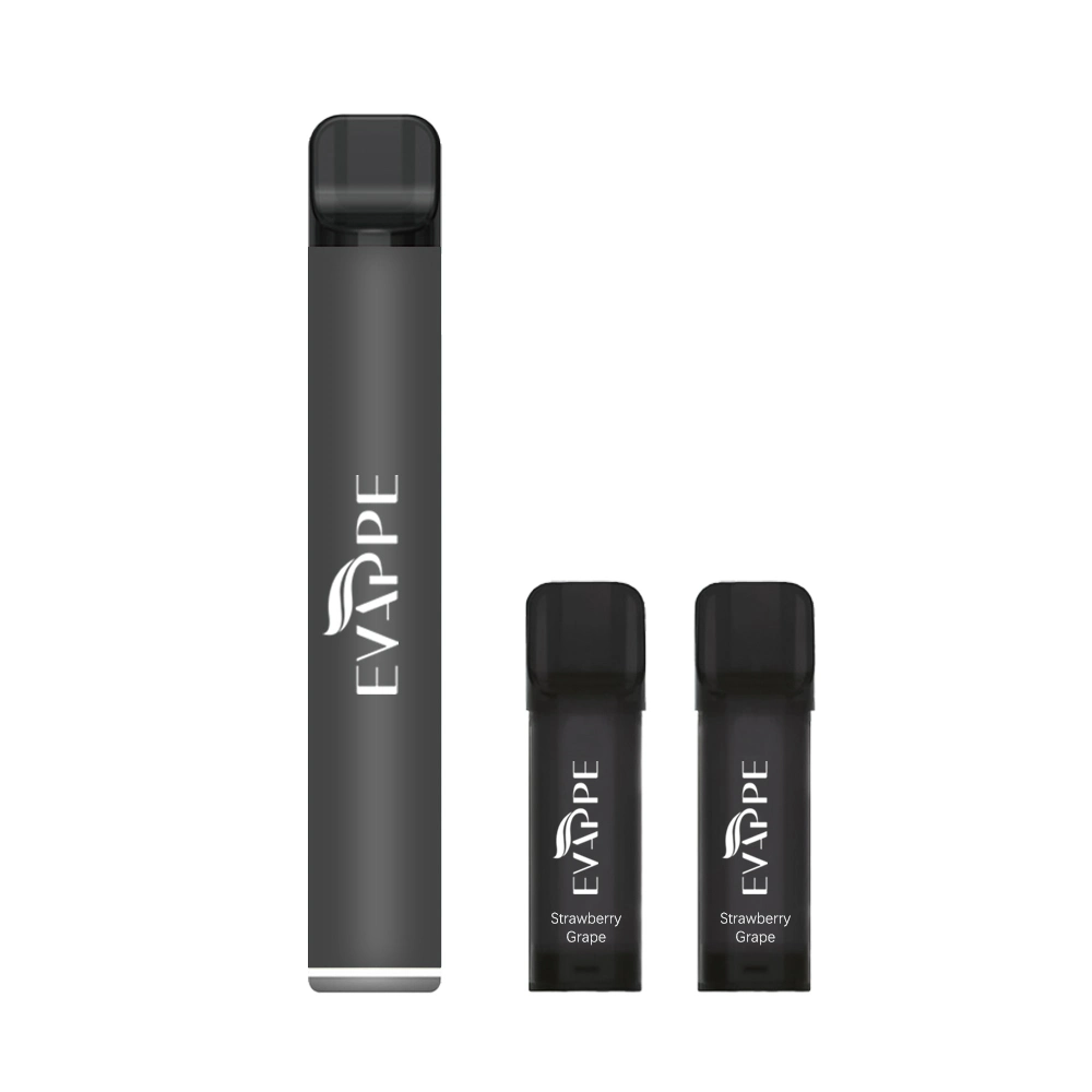 2ml E-Liquide remplaçable par le sel de la nicotine Mesh Evappe Kit de pod Vape bobine libre le Starter Kit de la cigarette électronique