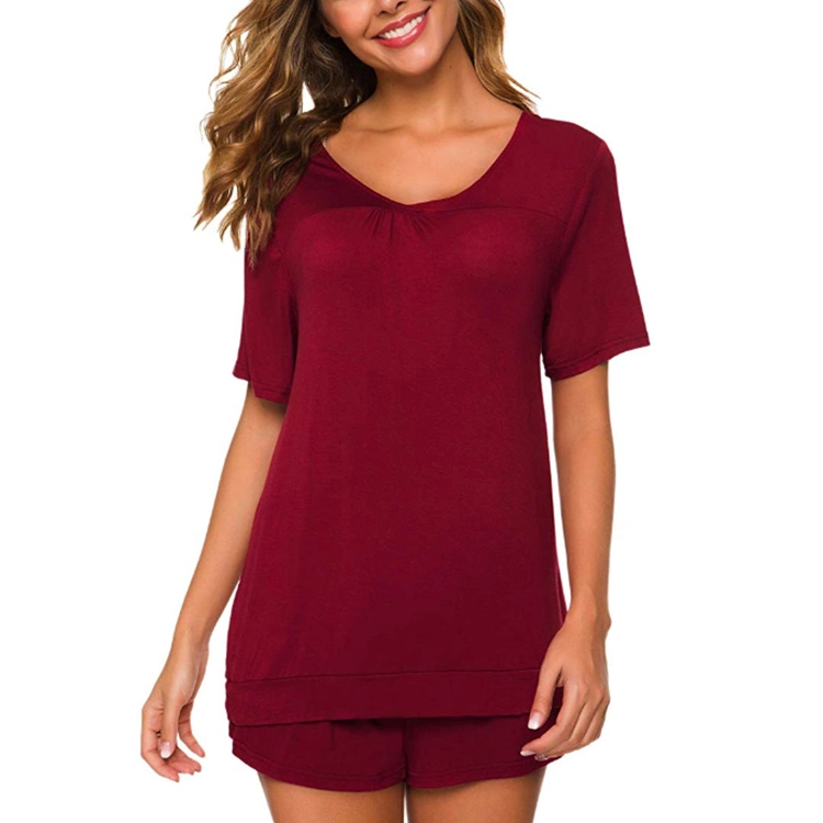 100% Cotton Casual Nightgown Sleep Dress Sleepwear for Ladies