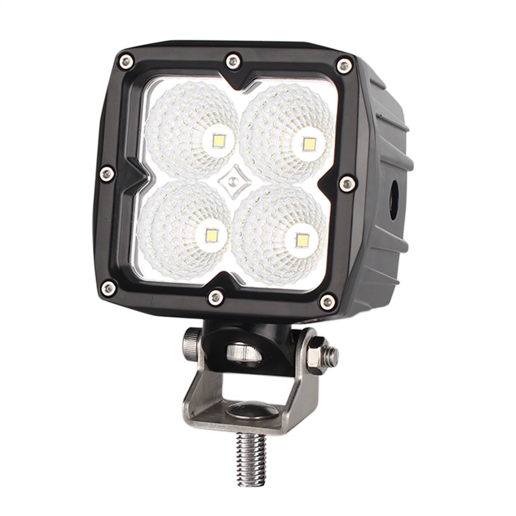 Heavy Duty 40W 12V 24V Rectangle LED Flood Work Light for Offroad Forklift Marine Mining