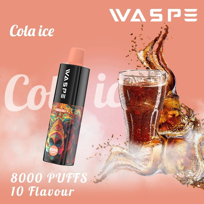 Waspe 8000 Puffs Nouveau Vape jetable Vape Puffon 10000 fumer Fournisseur original de cigarettes électroniques Vape