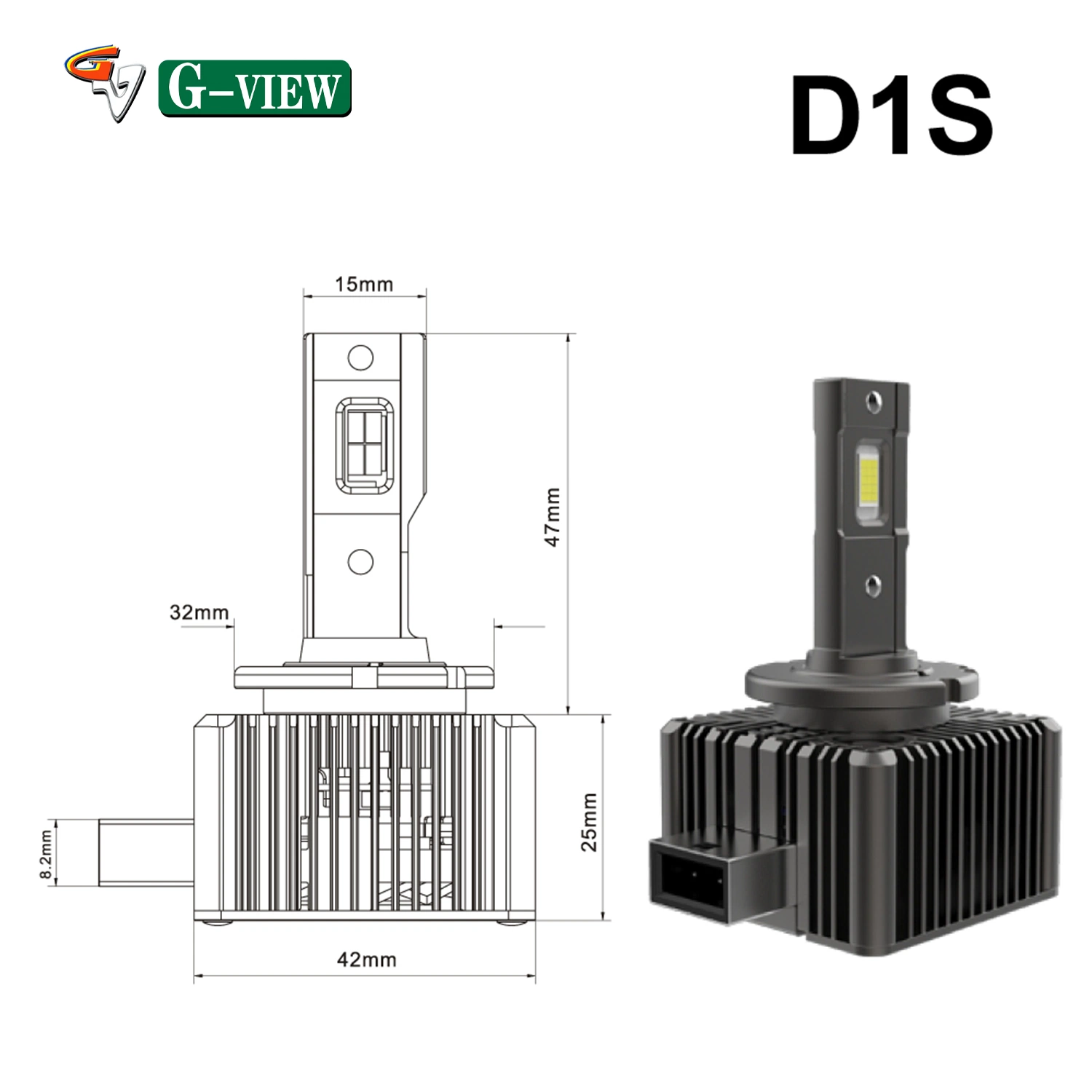 خدمة Gview 12000 لومن المصابيح الأمامية LED 6000K D1s/D2s/D3s/D4s/D5s ضوء LED