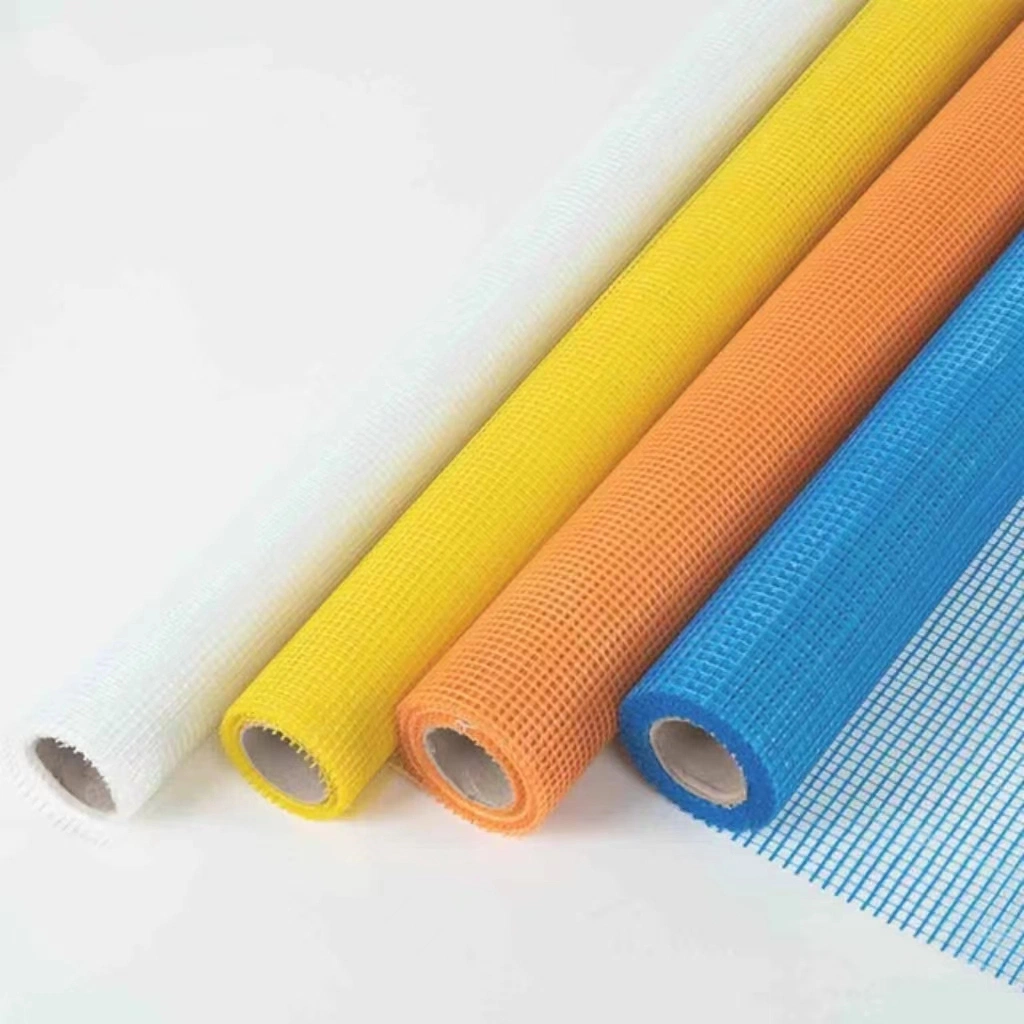 165 G White-Orange Coated Glass Fiber Mesh Cloth