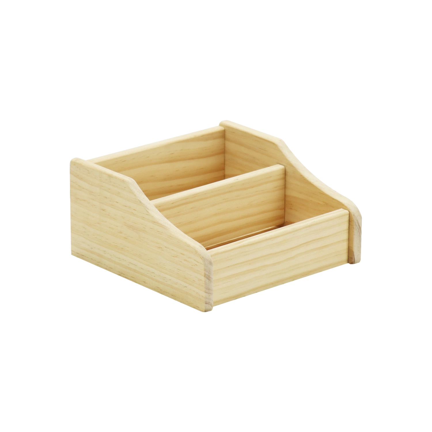 Custom Bamboo Makeup Organizer Office Stationery Kitchen Desktop Sundries Storage Boxes Containers